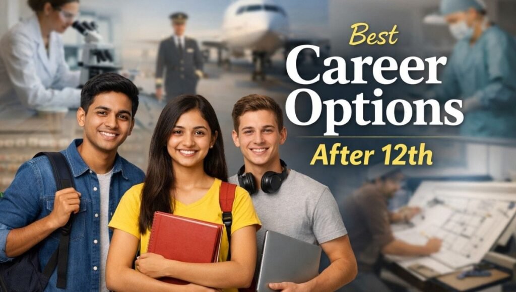 Best Career Options After 12th in 2026: The end of Class 12th can be an exciting time, but it can also be a confusing one.
